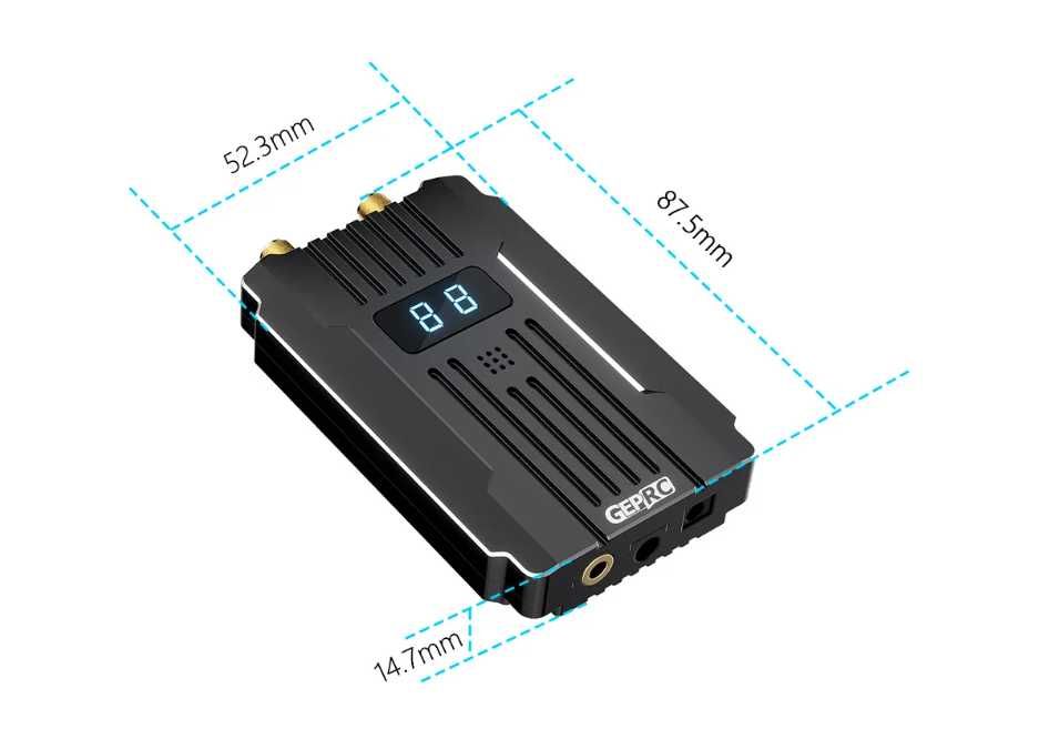 Відеоприймач GEPRC MATEN VRX 3.3G з автопошуком FPV 3.3 ГГц, автопошук