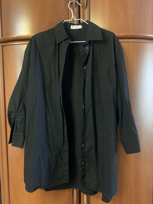 Подовжена жіноча рубашка Bershka xs