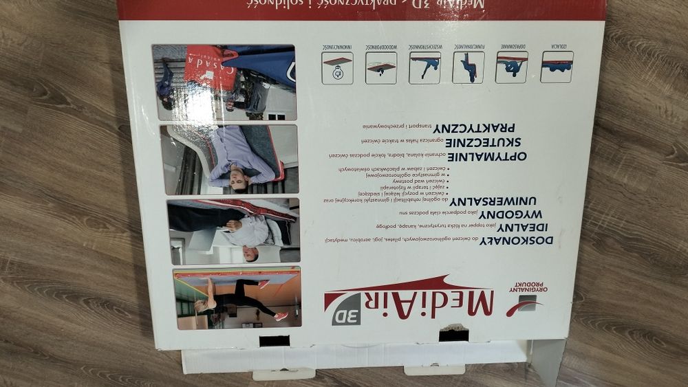 Materac skladany rehabilitacyjny gimnastyczny uniwersalny MediAir 3d