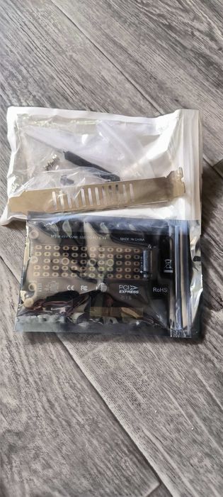 Плата расширения PCI-E x4 to M.2 (M Key) NVMe + Хаб ARGB подсветки