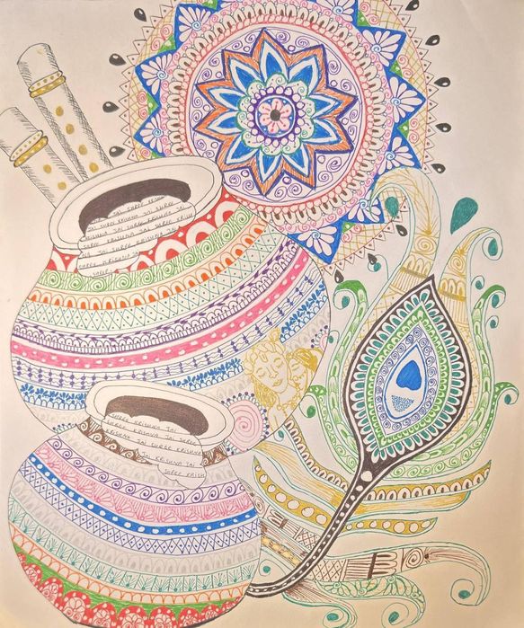 Mandala hand made – dekoracja do domu