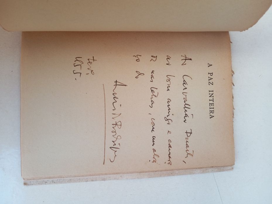 Armindo Rodrigues - A Paz Inteira (1ª Edição) (Autografado)