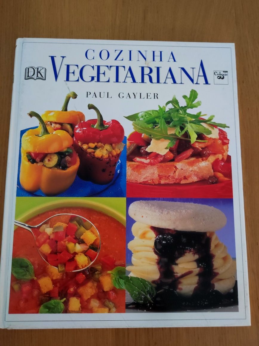 Livro cozinha vegetariana