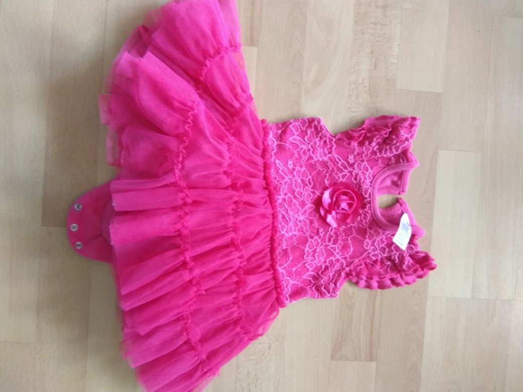 Różowa sukienka George, 12-18 miesięcy