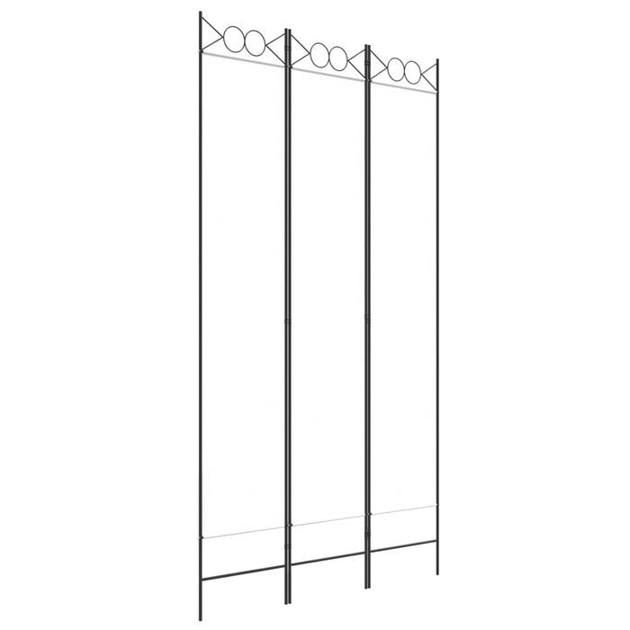 Vidaxl Parawan 3-Panelowy, Biały, 120X220 Cm, Tkanina