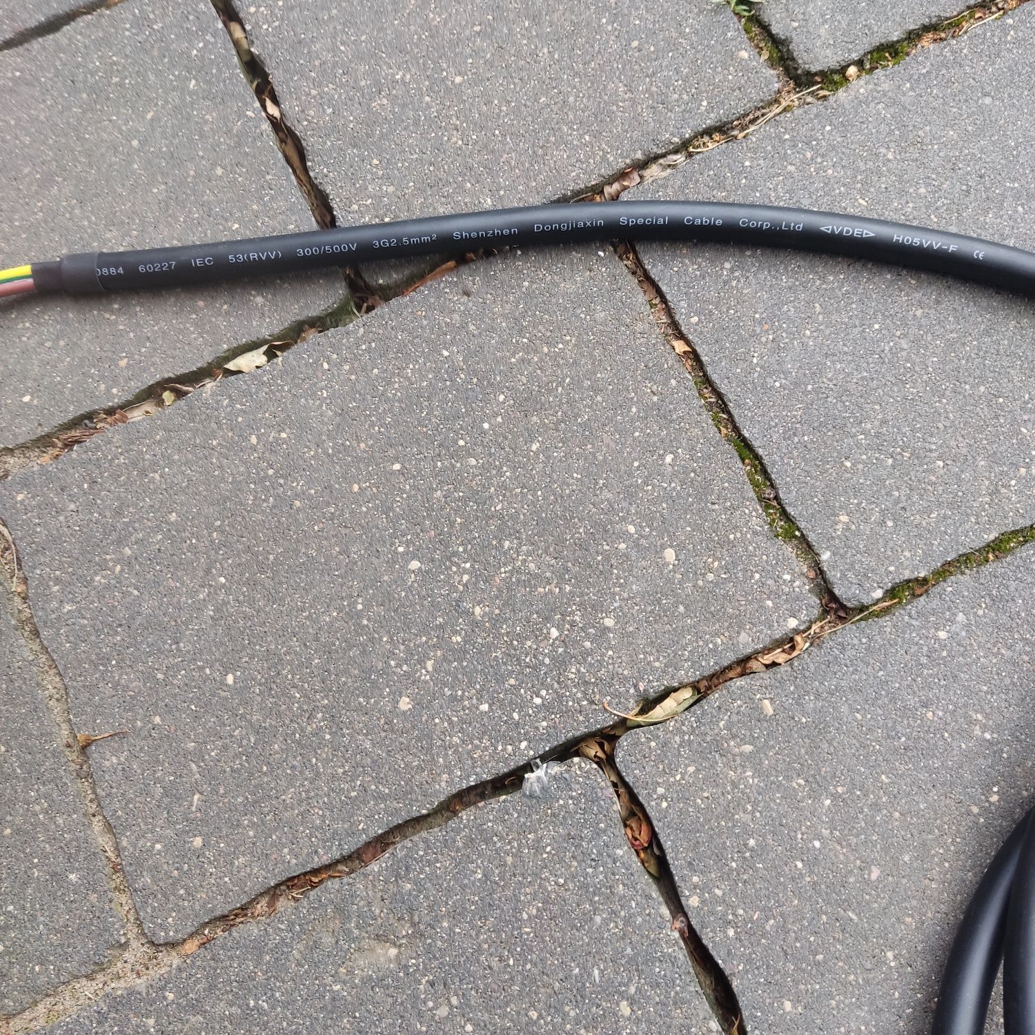 Przewód 3x2.5mm H05VV-F - 5m