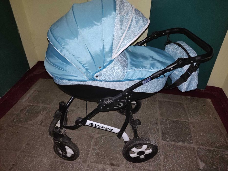 Коляска Viper Angelina 2 в 1 V.I.P. collection + Дітячє ліжко