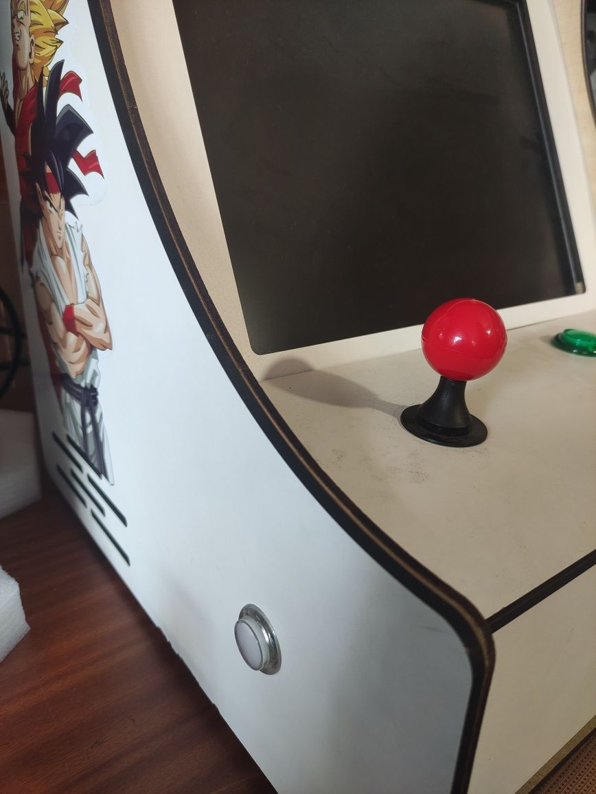 Máquina de arcade bancada ( estrutura+botões+monitor)