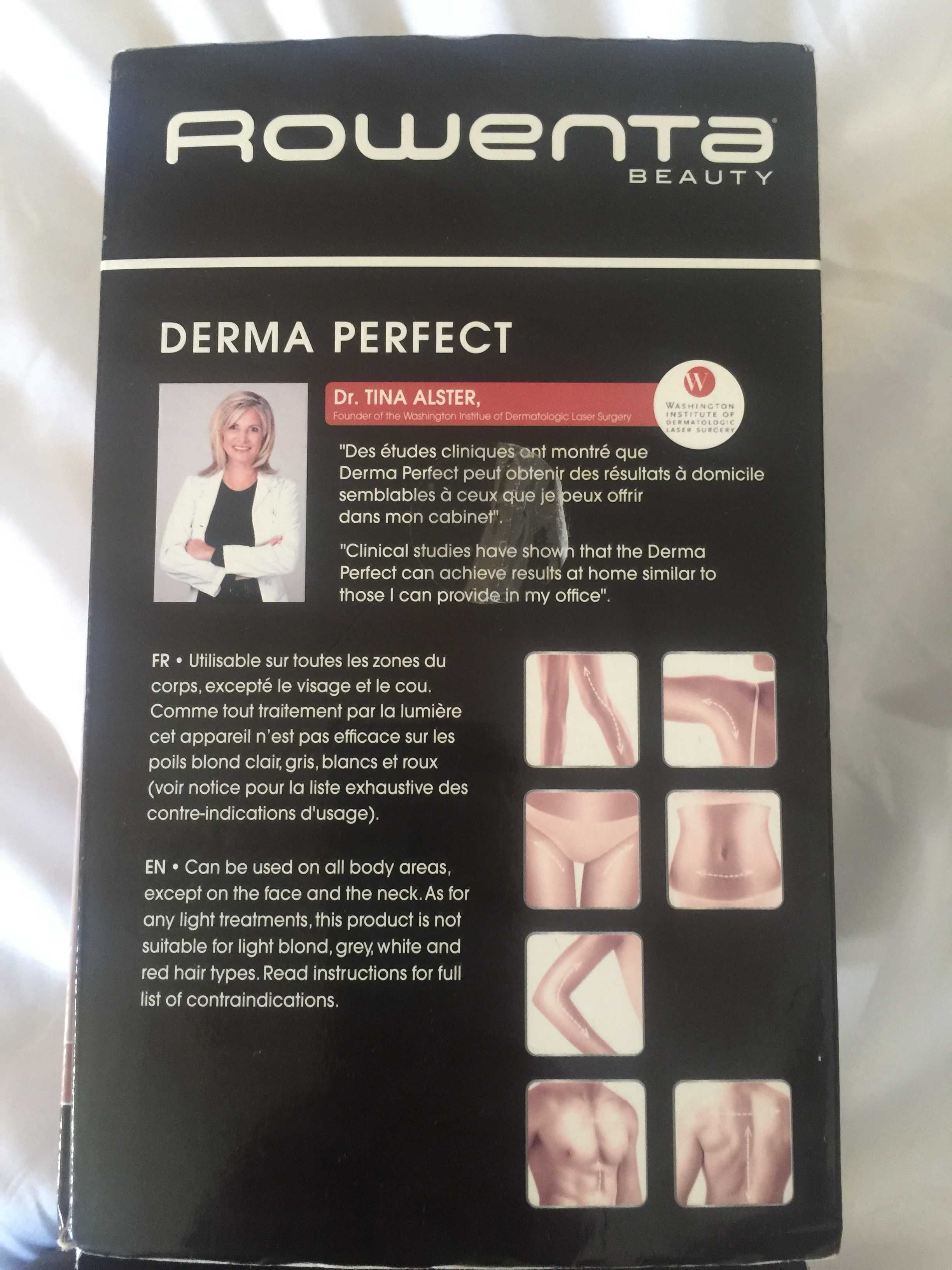 Rowenta Derma Perfect, depiladora luz pulsada