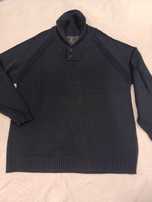 Polo/Pullover, azul marinho, Tam. XL  - Novo