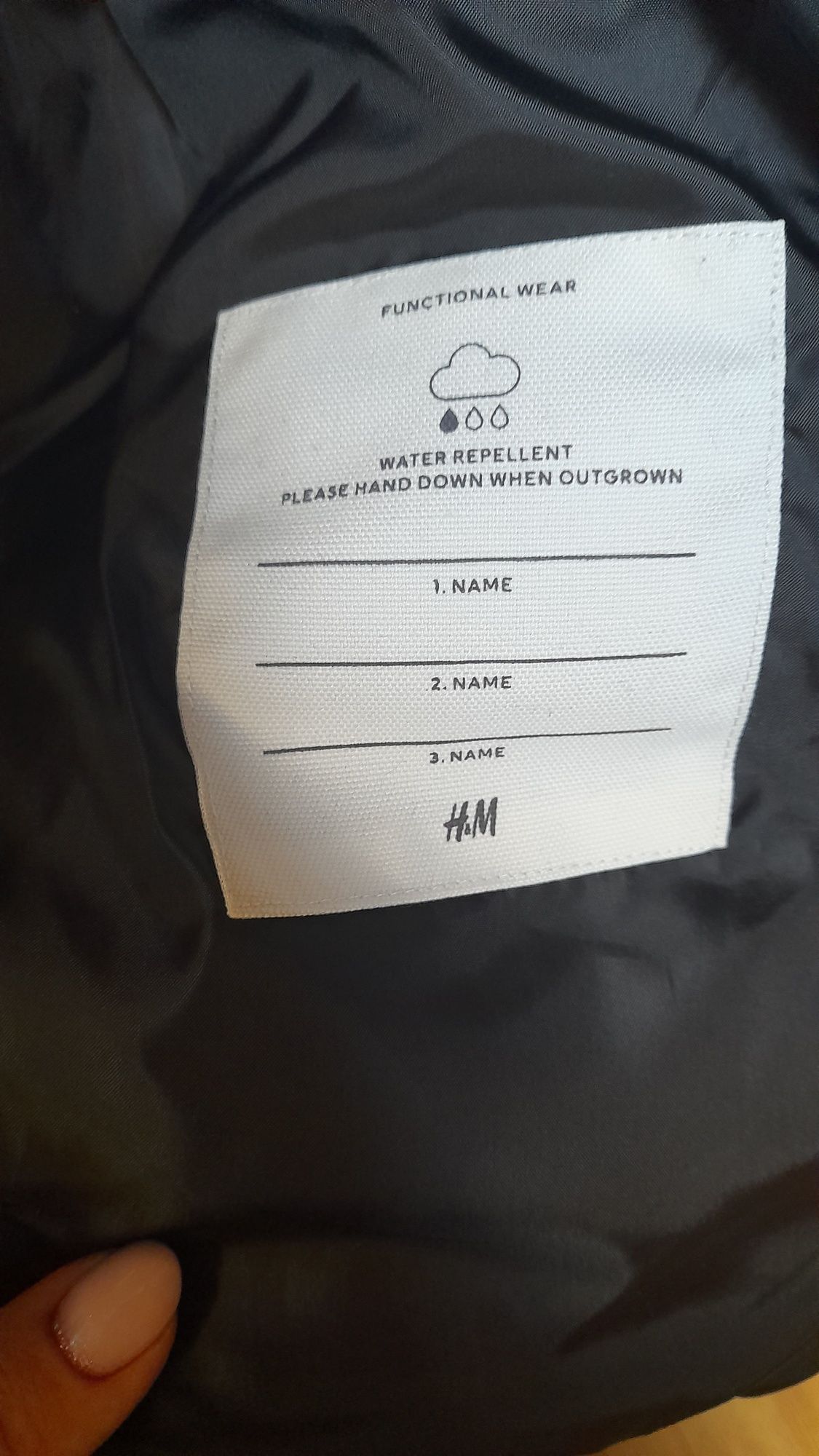 Bezrękawnik kamizelka 134/140 chłopięca  h&m czarna