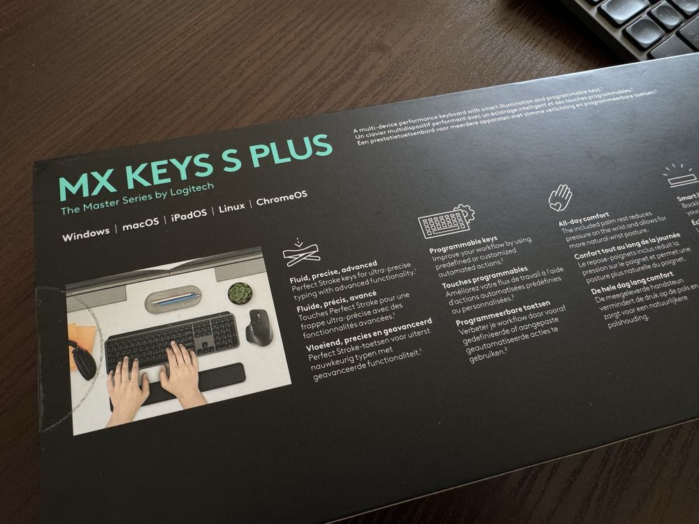 Klawiatura Logitech MX Keys S Plus Grafit