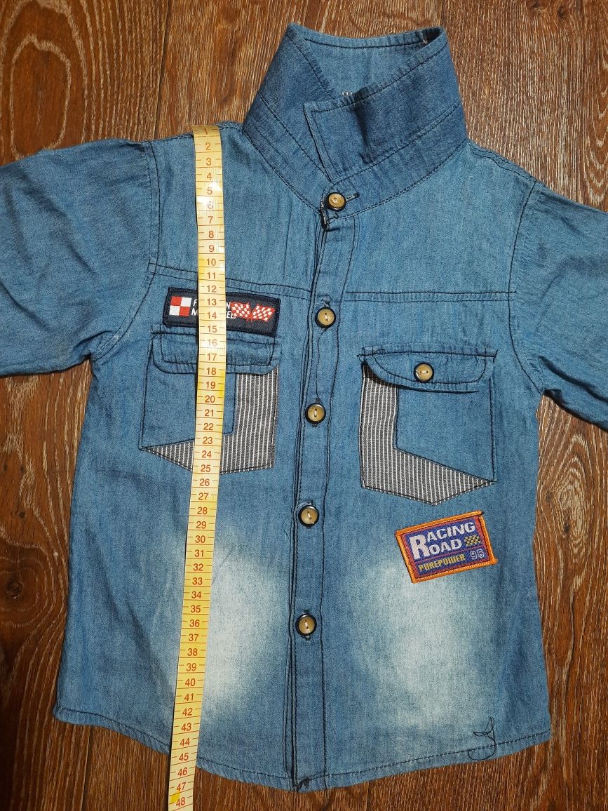 Джинсовые рубашка для хлопчика Зріст 110-116 см 5-6років