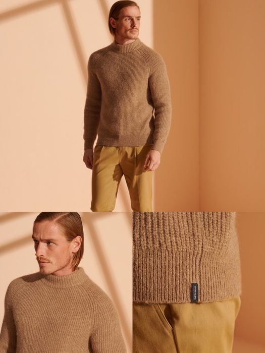 Superdry Alpaca blend джемпер светр кофта альпака шерсть