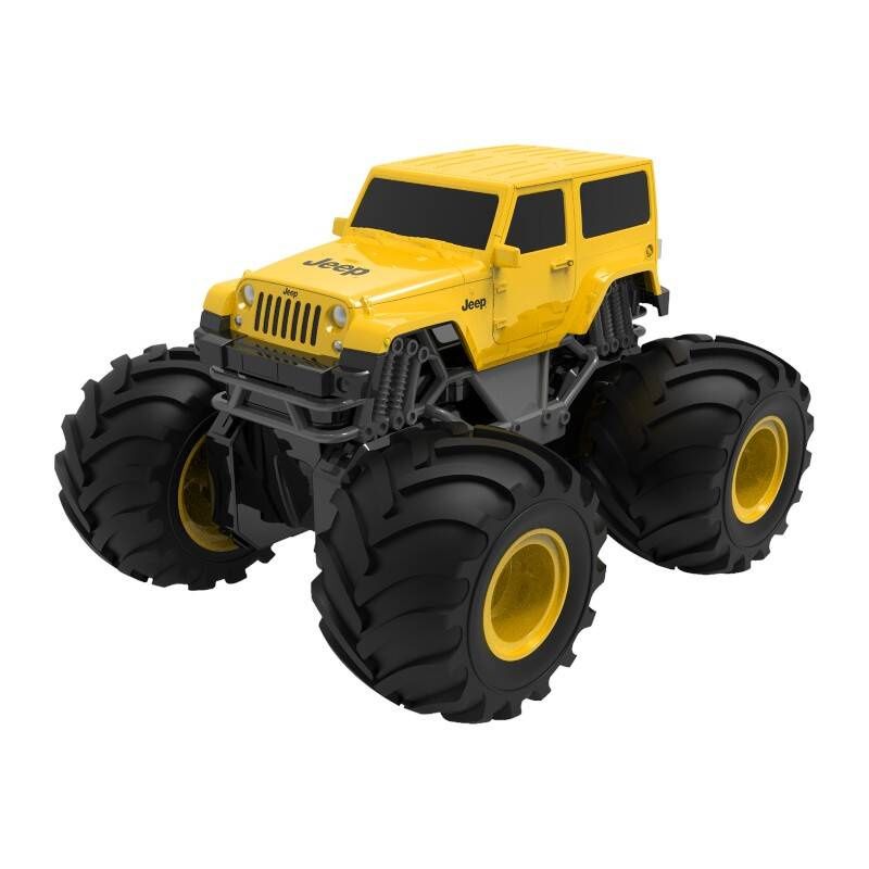 Samochód Rc Amfibia Double Eagle Jeep E342-003 Żółty Na Ląd I Wodę