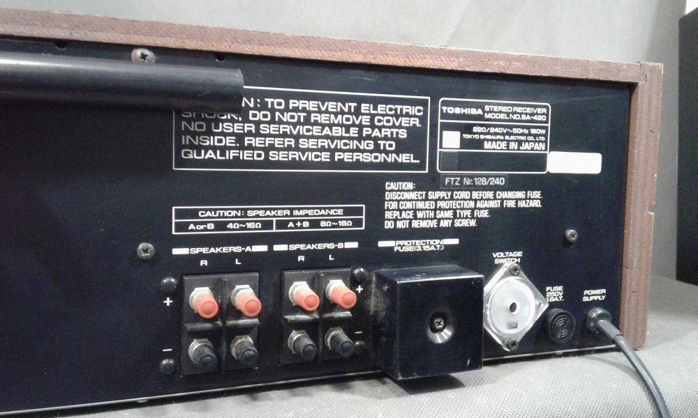 TOSHIBA SA-420,amplituner stereo vintage