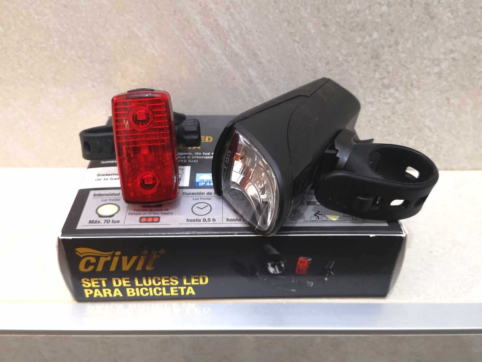 Luzes Faról LED para Bicicleta **novas**