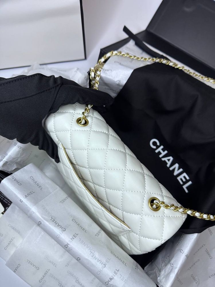 Жіноча сумка з натуральної шкіри Chanel Шанель