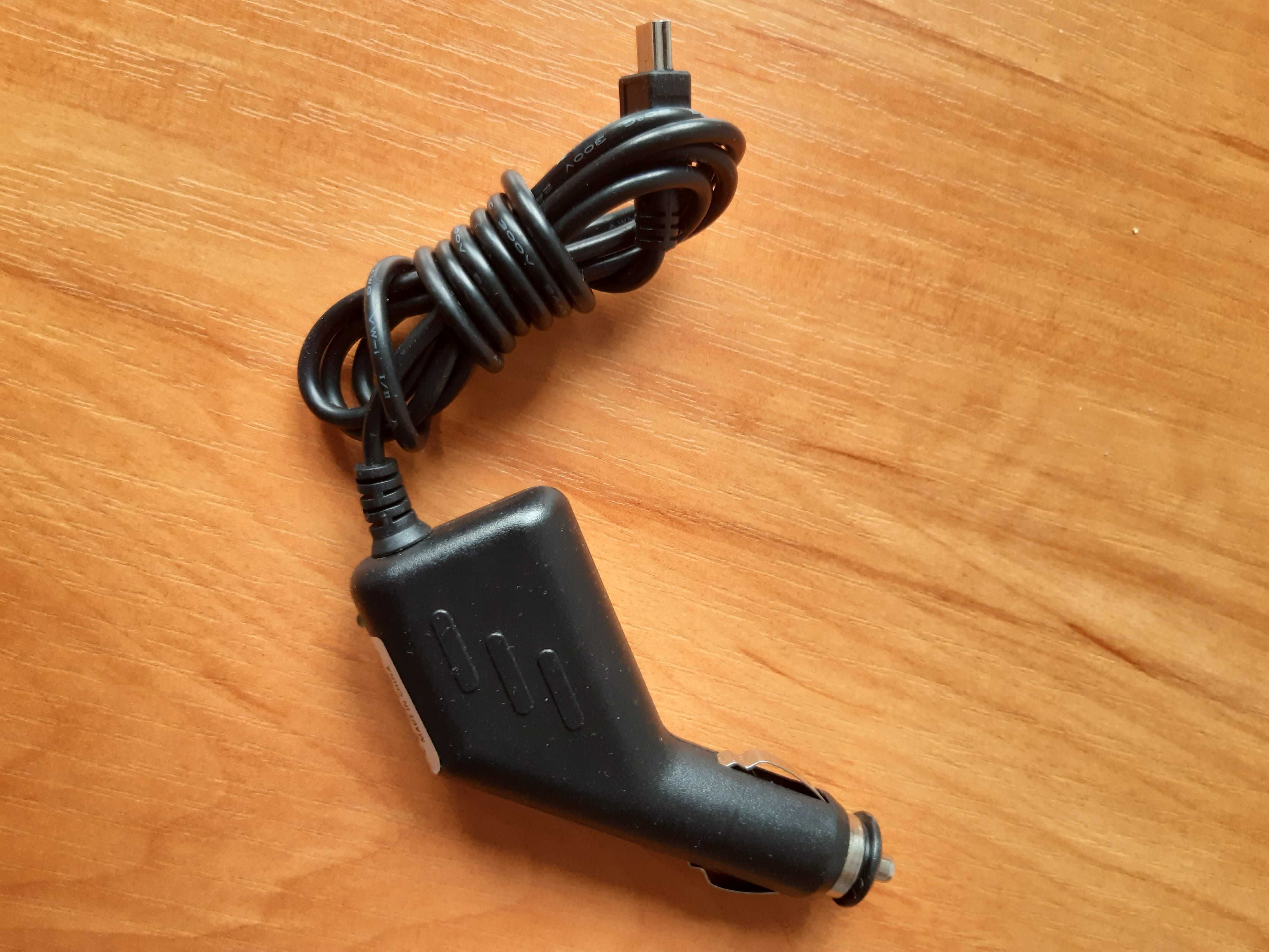 Ładowarka z końcówką miniUSB sieciowa i samochodowa kpl.