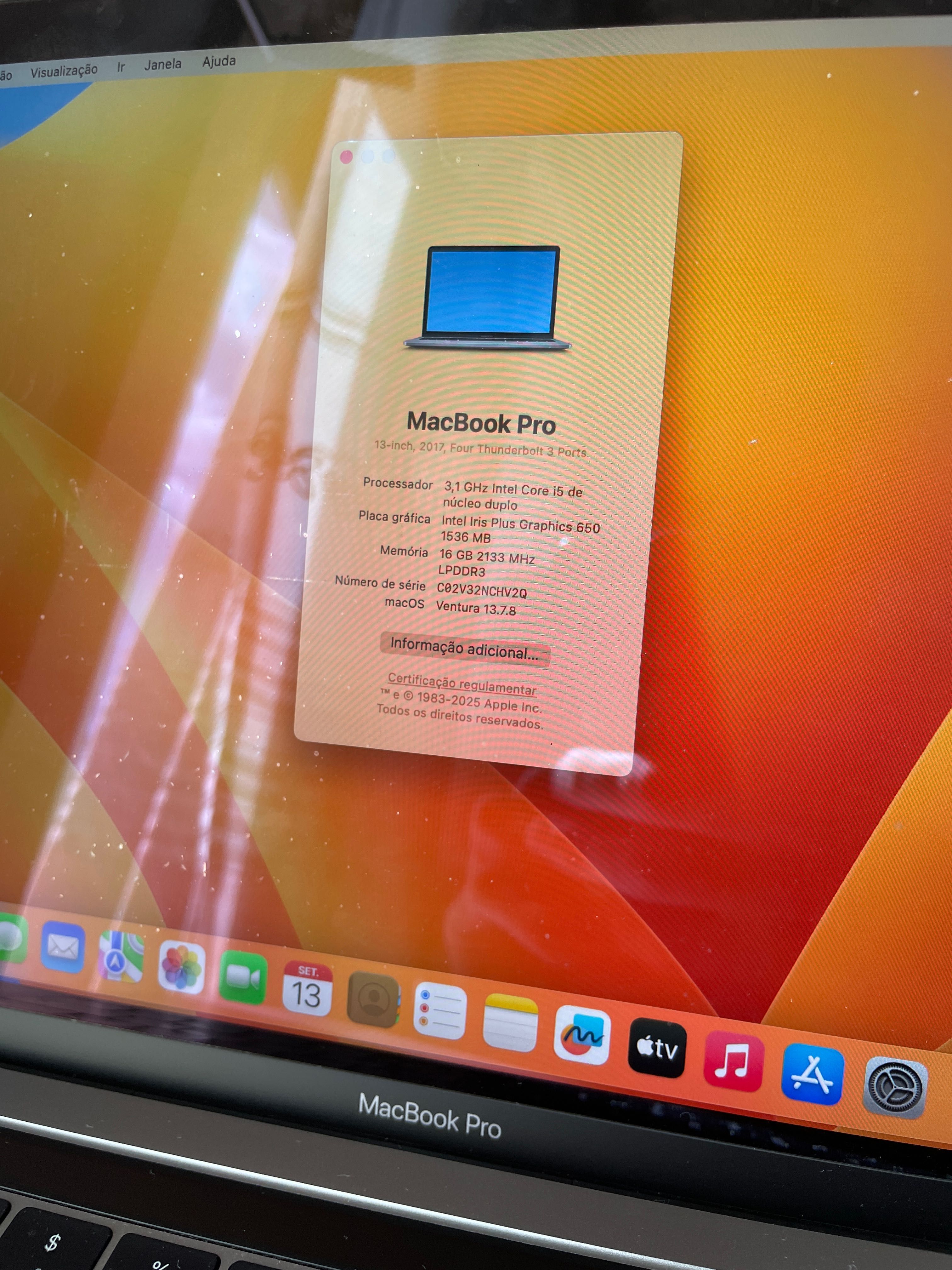 MacBook 13.3 3 Thunderbolt 2017 Touch Bar