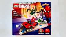 LEGO Marvel 76275 Motorcycle Chase Spider-Man vs Doc Ock selado