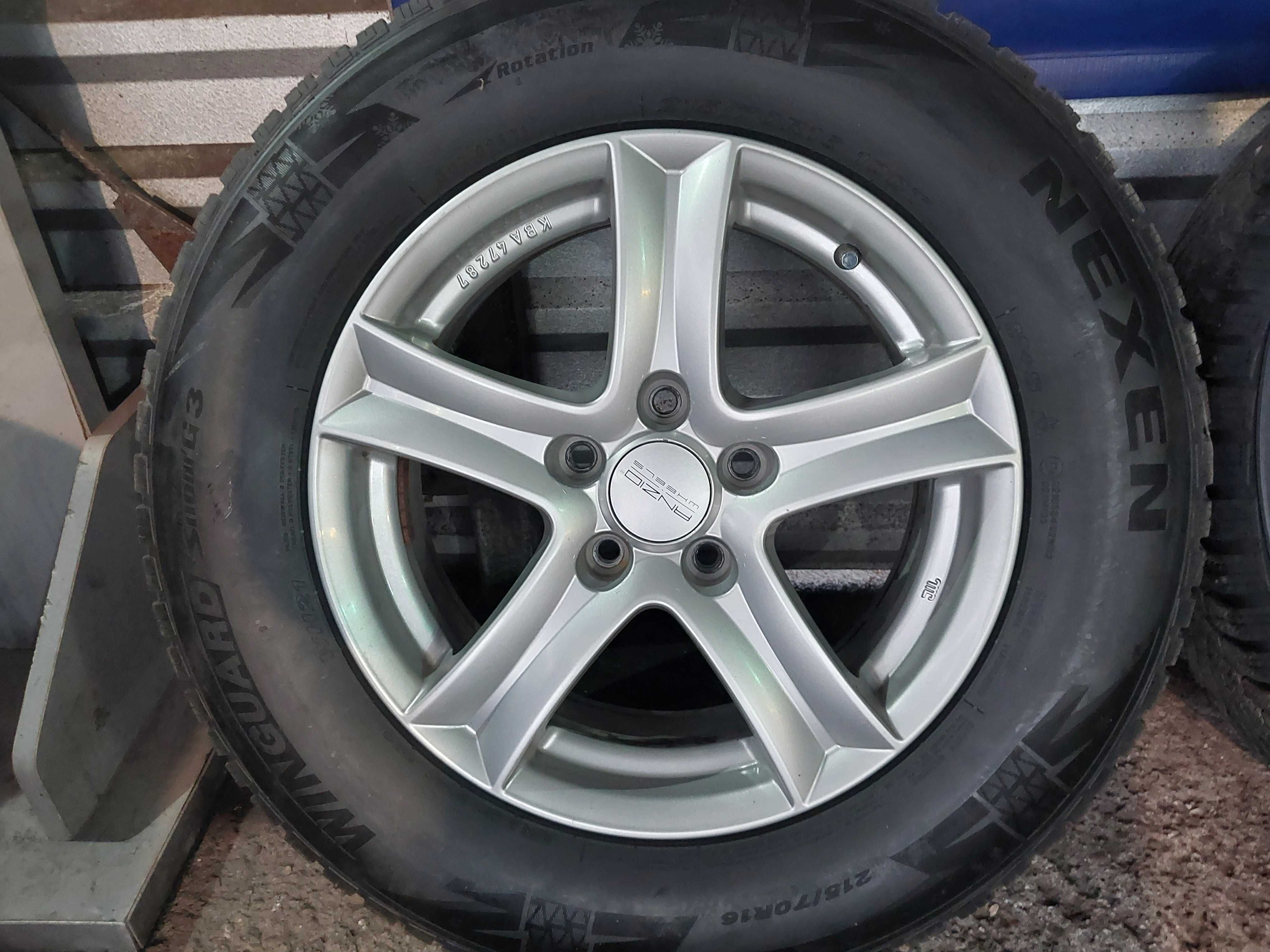 Koła zimowe alu Kia, Hyundai 16 cali 5x114.3 plus opony zimowe Nexen