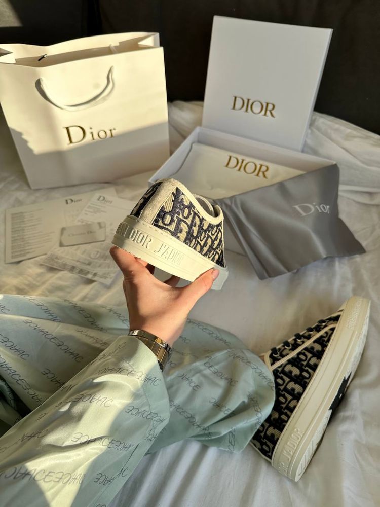 Buty Christian Dior low deep blue