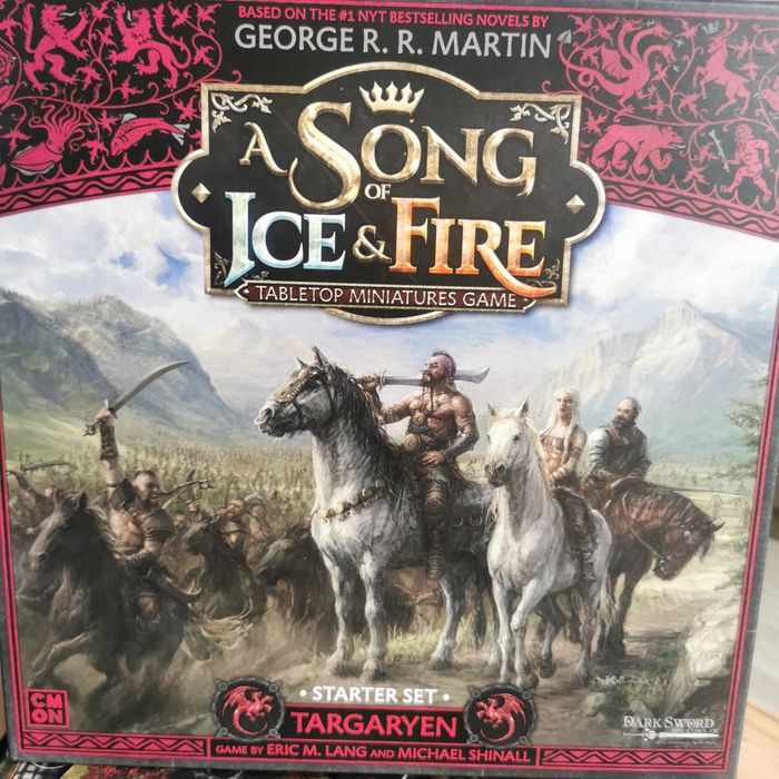 Targaryen Starter Set (stan idealny) A Song Of Ice And Fire ASOIAF