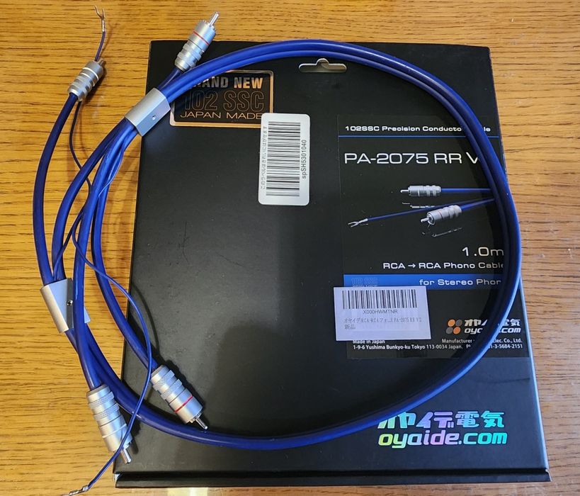 Фонокабель Oyaide PA-2075 RR V2.