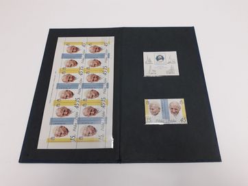 Jan Paweł II - znaczki, bloki, seria kolekcjonaerska