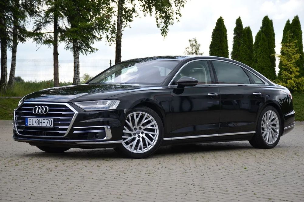 Audi A8 Salon PL FV23% Masaż monitory wersja long 5 osobowa ceramika