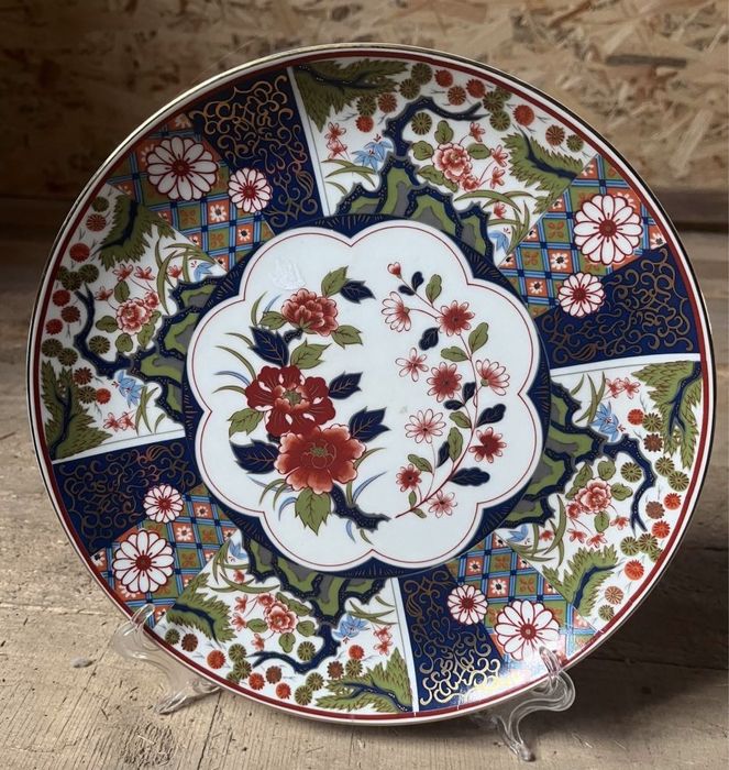 Вінтажні японські колекційні тарілки Gold Old Imari Hand Painted Japan