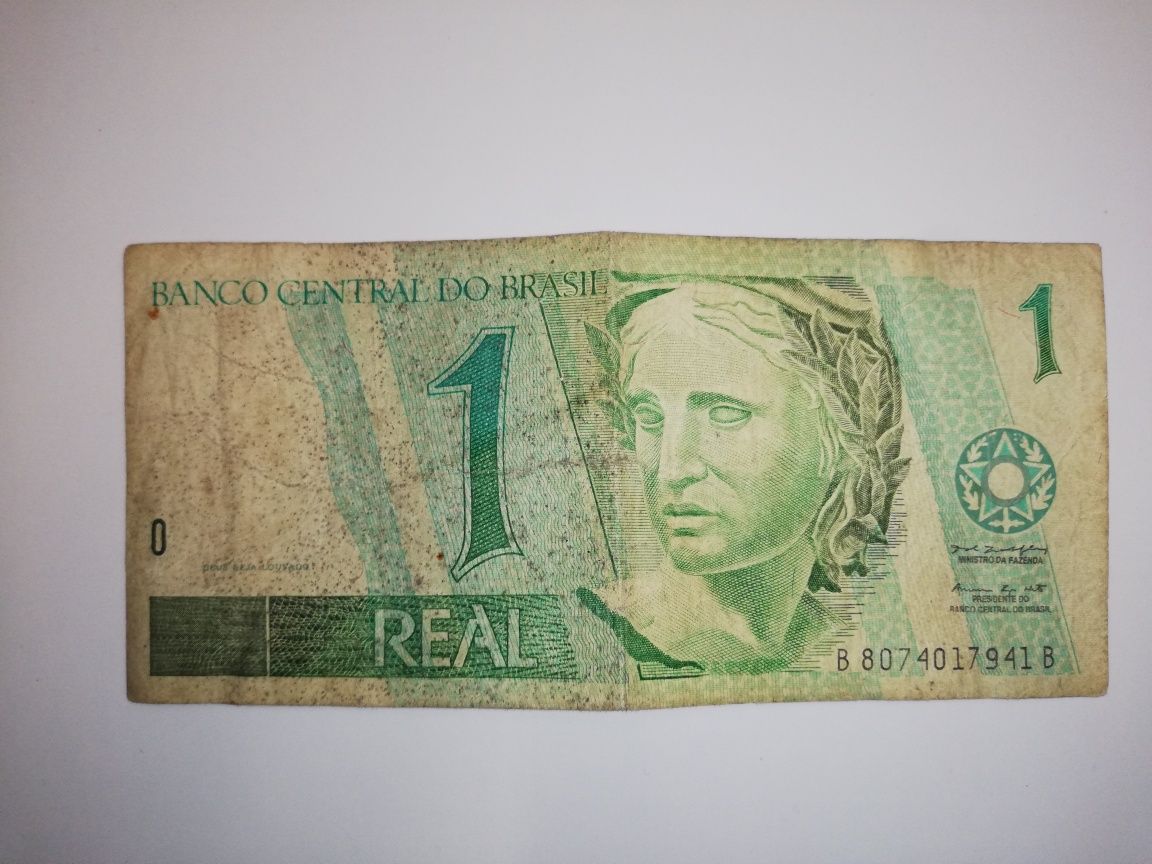 Nota de 1 real rara