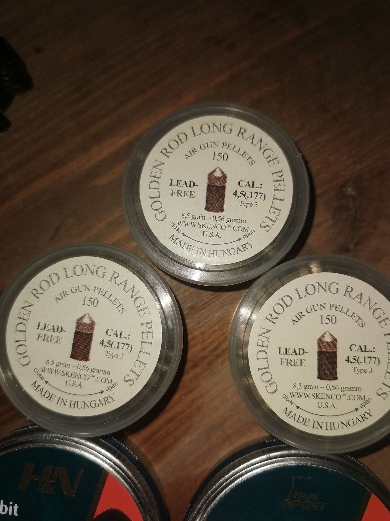 177 Pellets de 4,5 mm apenas de pcp