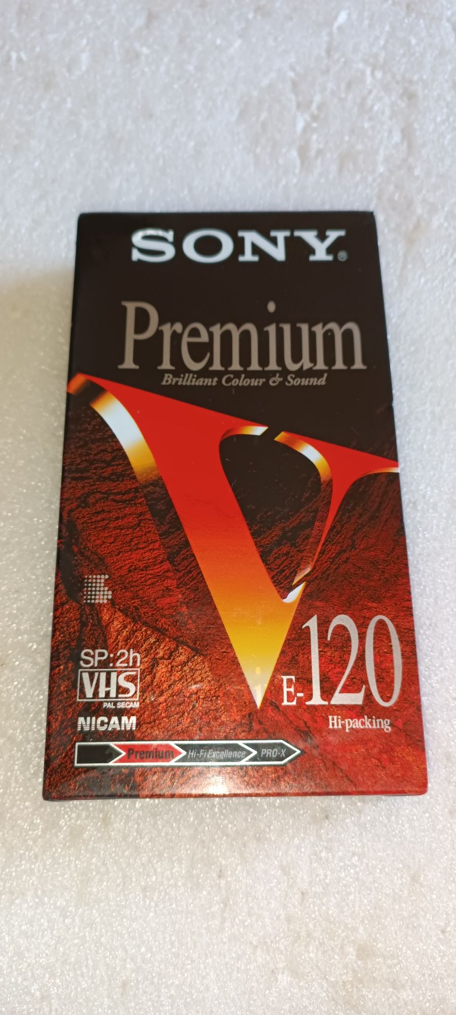 Cassete VHS Video SONY E-120V Selada