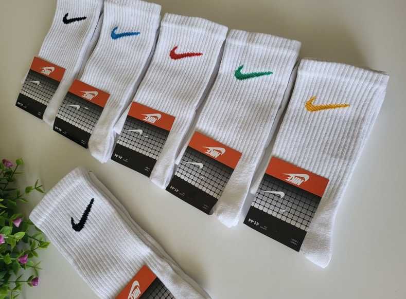 Носки мужские високі Nike Puma Adidas найк пума адідас кольорове лого