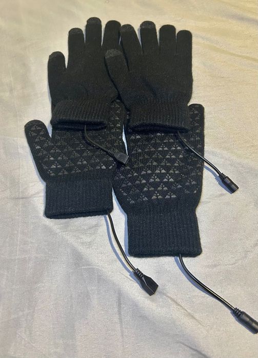 2 pary ogrzewanych dzianinowych rękawiczek