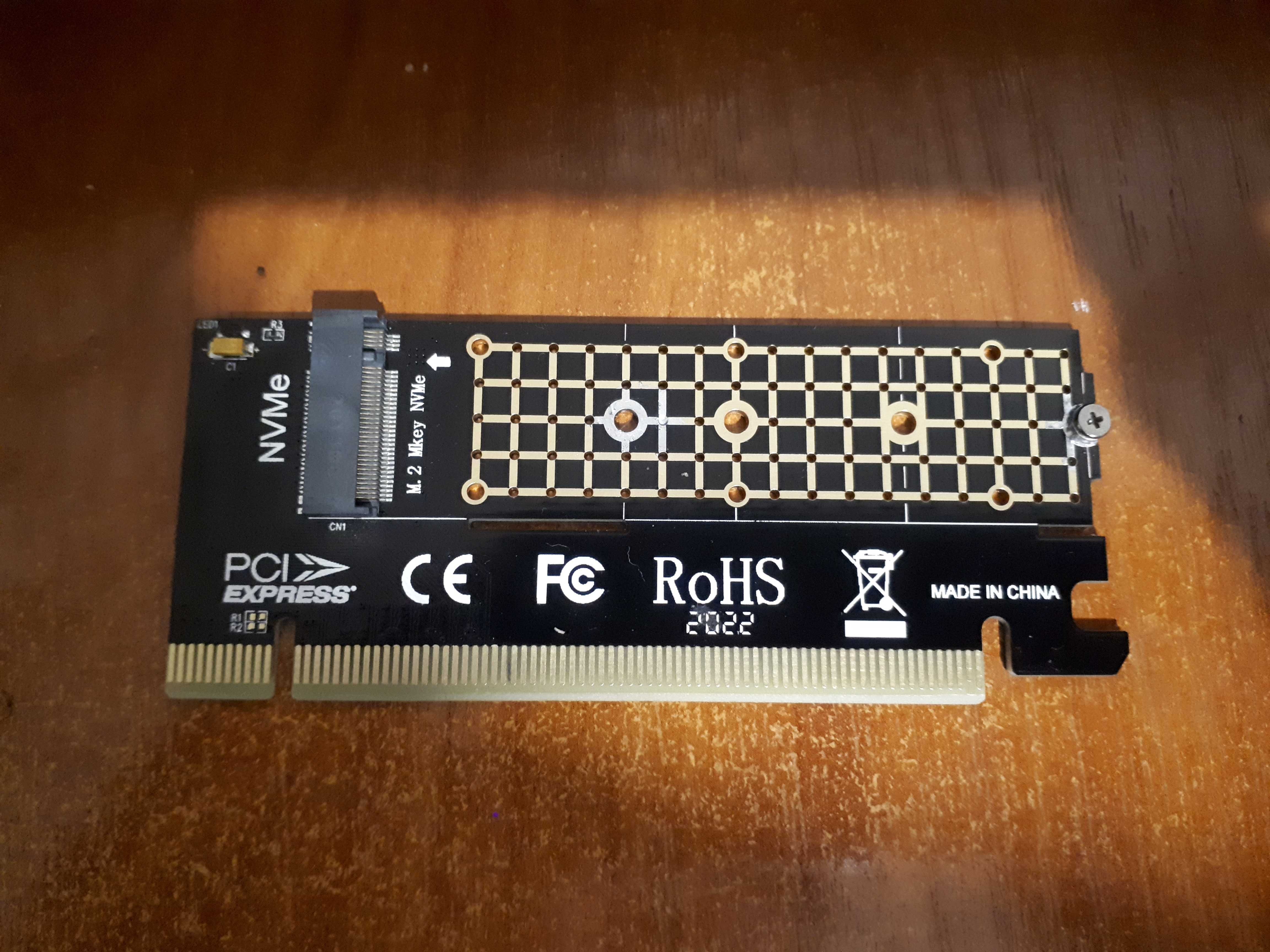 Адаптер Ewell PCI-E 4.0 16х to M.2 SSD (EW238)