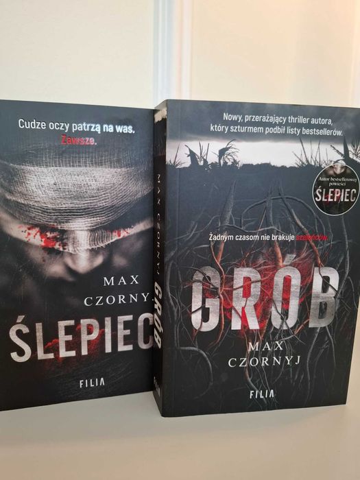 Max Czornyj - 2 książki: Ślepiec oraz Grób