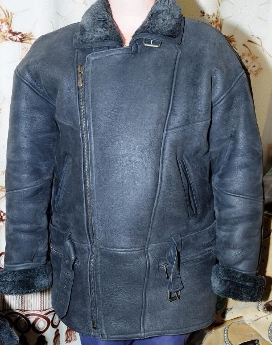 Дубленка  мужская кожаная Качественная.