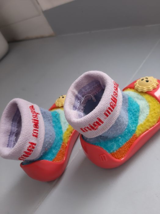 Mini Melissa buciki Skarpeto kapcie Alpha Play Sunny roz.18