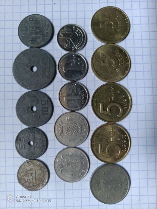 Набір монет Бельгії