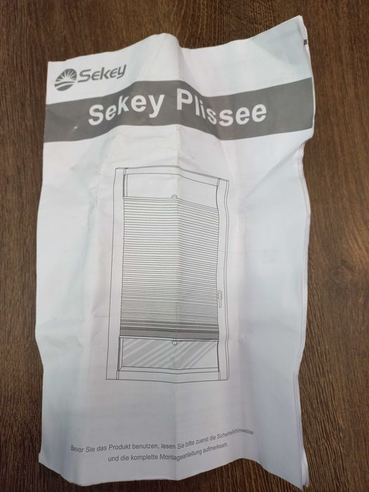 Plisowana roleta 100cm Sekey