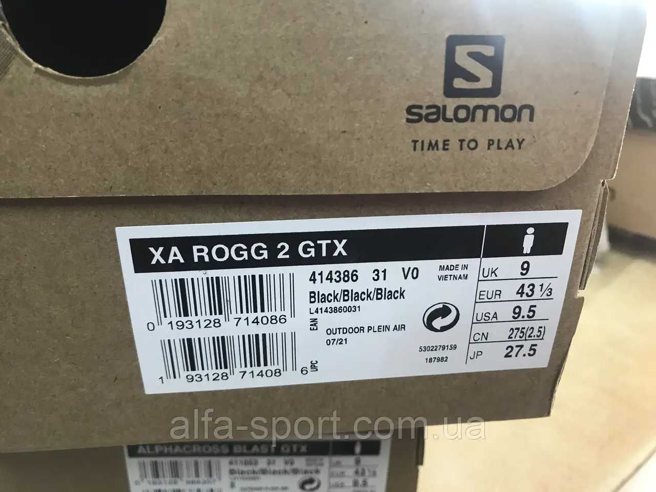 Кроссовки Salomon Xa Rogg 2 GTX (414386) оригинал