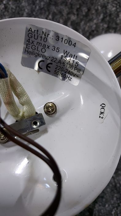Eglo lampa sufitowa 4xGU 10