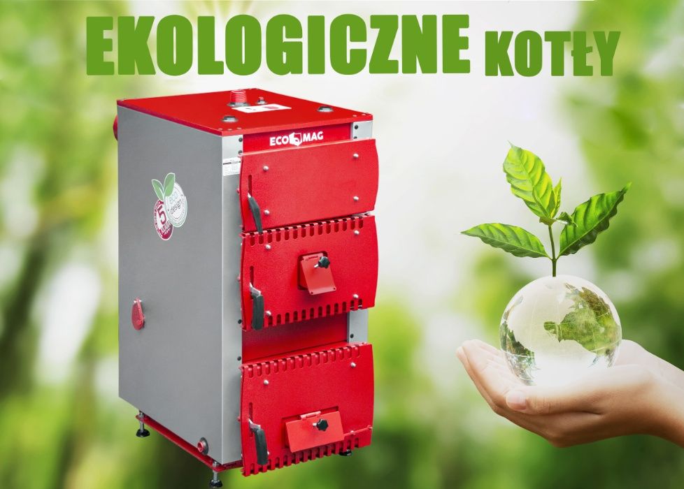 KOCIOŁ na DREWNO / WĘGIEL / CHRUST - piec, kotły 5 KLASA Unieko 18kw