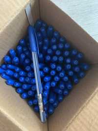 Ручка Economix LINE, синя (набір 100 шт.)