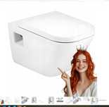 Deska sedesowa wc do ROCA GAP twarda wolnoopadająca antybakteryjna MKW