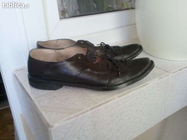 Włoskie buty ''Hand Made'' 38,5/ 39 rozm. kol. czarny