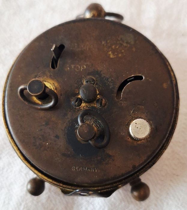 Relogio despertador Blessing Vintage West Germany anos 40/50